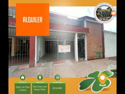 Departamentos Alquiler Santiago Del Estero Dpto 2 dorm. 1er piso LB B San Martin